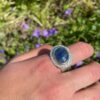 Statement Ring With Sapphire In 9ct Gold Setting