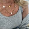 Chambers & Beau – Silver/Gold Plate Cosmo Star Necklace