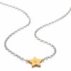 Chambers & Beau – Silver/Gold Plate Cosmo Star Necklace