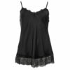 Costa Mani Lace Camisole (200) – Black