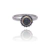 Adele Taylor – Oxidised Silver Labradorite Ring