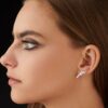 Cara Tonkin – Metropolis Triple Bar Studs (Gold-Plating/Silver)