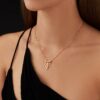 Cara Tonkin – Metropolis Graduated Bar Necklace (Silver/Gold-Plated)