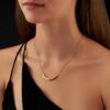 Cara Tonkin – Metropolis Cube Necklace (Silver/Gold-Plated)