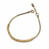 Cara Tonkin – Metropolis Gold-Plated Cube Bracelet