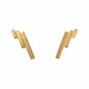 Cara Tonkin – Metropolis Triple Bar Studs (Gold-Plating/Silver)