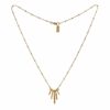 Cara Tonkin – Metropolis Graduated Bar Necklace (Silver/Gold-Plated)