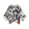 One Hundred Stars Kimono Butterflies Cobalt