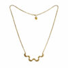 Cara Tonkin – Selene Gold-Plated Ripple Necklace