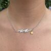 Chambers & Beau Lightning Bolt Necklace – You Are Enough