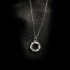 Twisted Circle Necklace