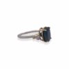 Fi Mehra – Oval Green Sapphire Ring With 9ct Gold Setting