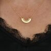 Hollow Semicircle Necklace