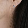 Trio Crystal Opal Studs