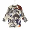 One Hundred Stars Darcy Shirt Butterflies Cobalt