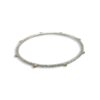 Fi Mehra – Hammered Silver Bangle with 9ct Gold Bubbles