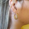 Striking Hoop Earrings