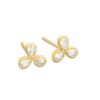 Deco Clover Studs