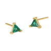 Triangle Gem Studs (Various Colours)