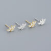 Crystal Petal Crown Studs