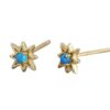 Opal Eight-Point Star Studs