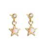 Crystal Star Drop Studs