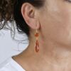 Statement Carnelian Double Drops