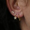 Crystal Star Drop Studs