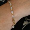 Teardrop Gemstone Bracelet Moonstone