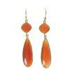 Statement Carnelian Double Drops