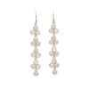 Daisy Chain Cascade Drop Earrings Moonstone