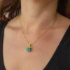 Bar Necklace (Labradorite Kyanite or Copper Turquoise)