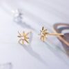 Crystal Eight-Point Star Studs