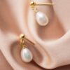 Pearl Waterdrop Studs