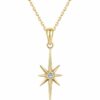 Crystal Eight-Point Star Necklace