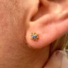 Opal Eight-Point Star Studs