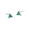 Triangle Gem Studs (Various Colours)