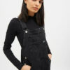 Dr Denim Black Pinafore Dress