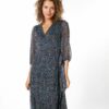 Esqualo Layered Wrap Dress