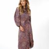 Esqualo Dress Long Sateen Rewilding