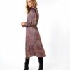 Esqualo Dress Long Sateen Rewilding