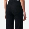 Dr Denim Moxy Straight Solid Black