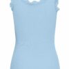 Fransa Hizamond Blue Vest Top