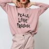 Religion Peace Dusty Pink Jumper