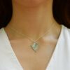 Lucy Sylvester Birch Leaf Pendant