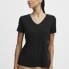 B.Young Rexima Black V-Neck T-Shirt