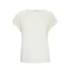 B.Young Marshmallow White Joey Blouse