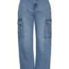 B.Young Kato Light Blue Denim Cargo Jeans