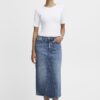 B.Young Leya Mid Blue Denim Skirt