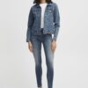 B.Young Pully Mid Blue Denim Jacket